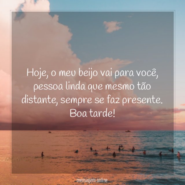 Boa tarde amiga!