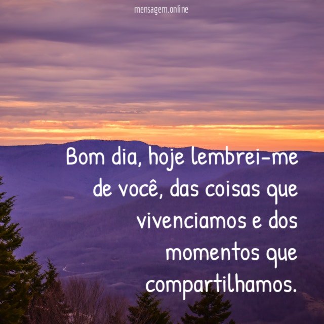 Lembrei-me de você