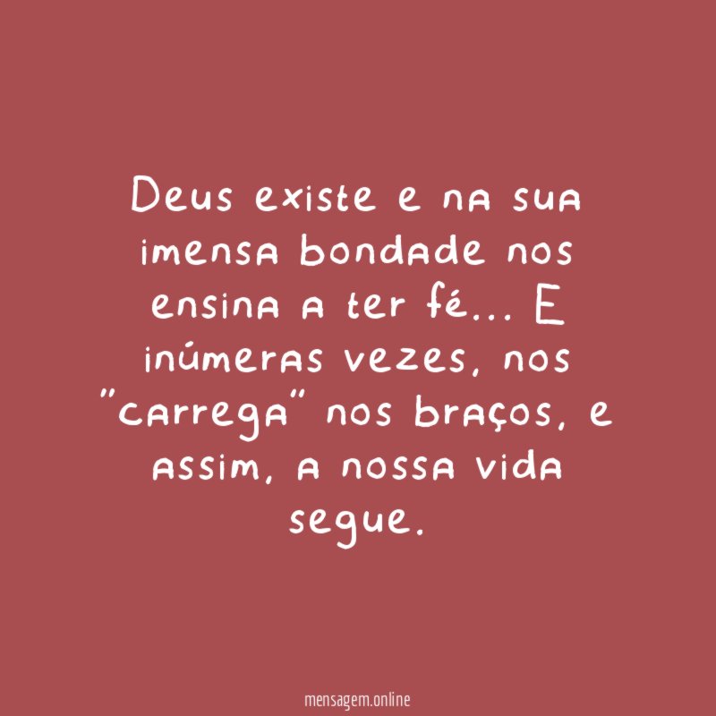 Deus existe