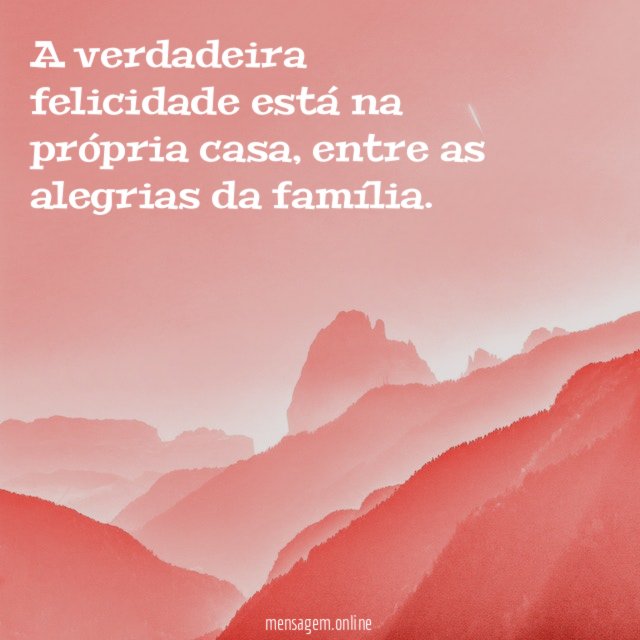 A verdadeira felicidade