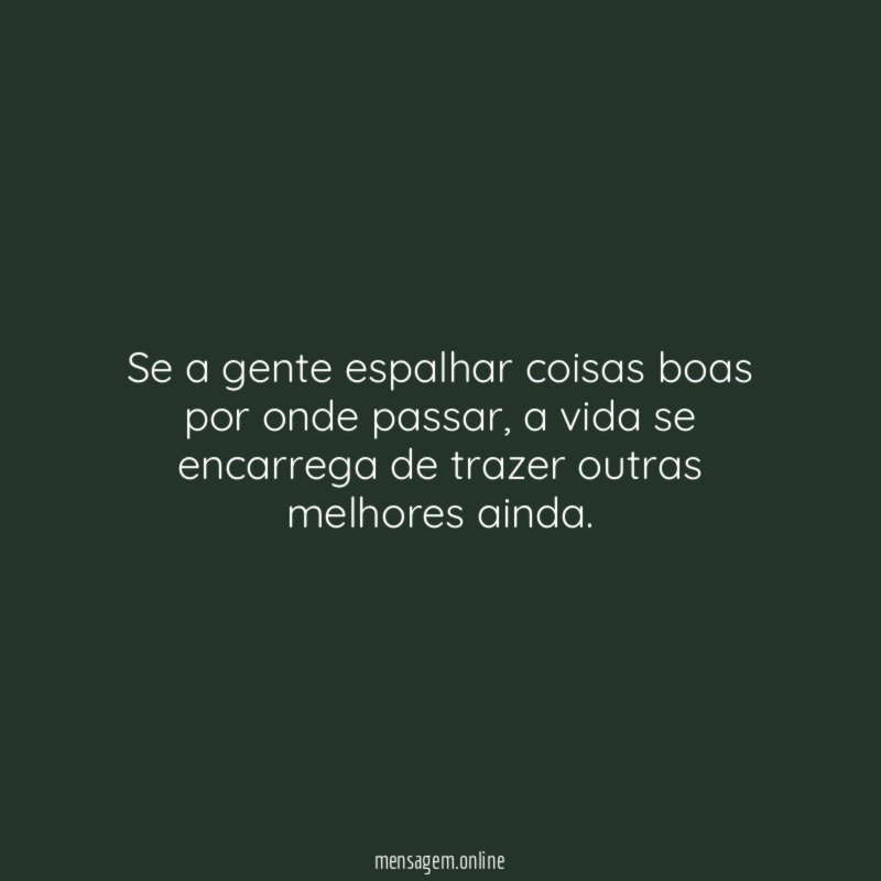Se a gente espalhar