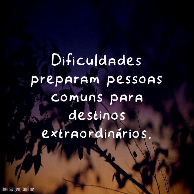 Dificuldades preparam