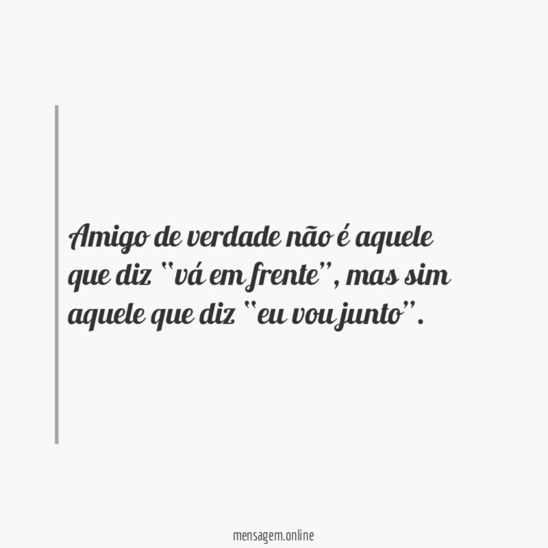 Amigo de verdade
