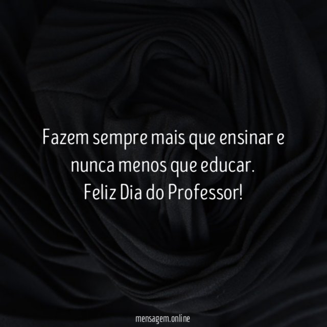 Sempre mais que ensinar