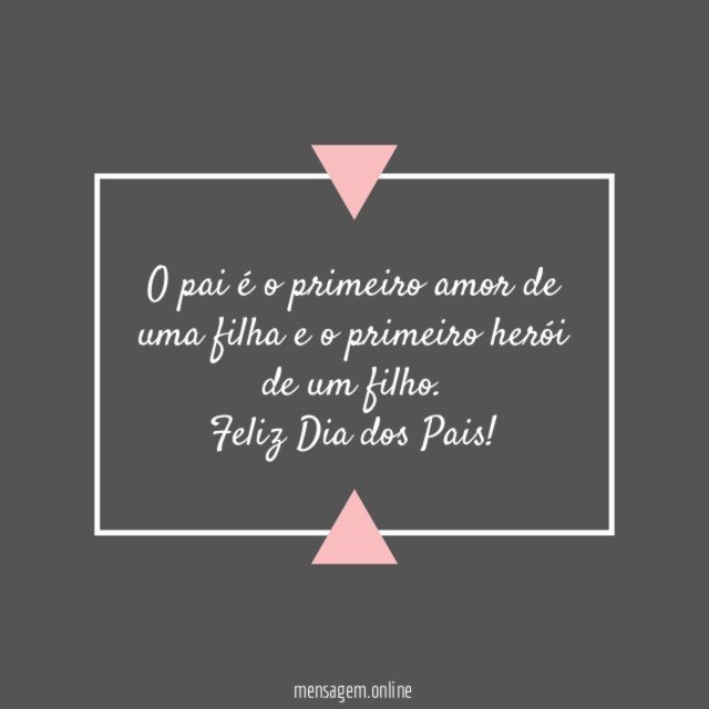 Pai, o primeiro amor