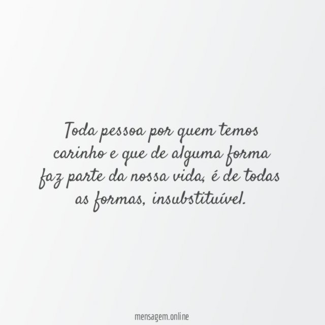 Insubstituível
