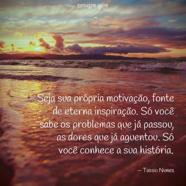 Seja sua própria motivação