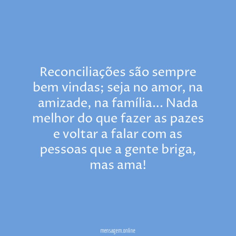 Fazer as pazes