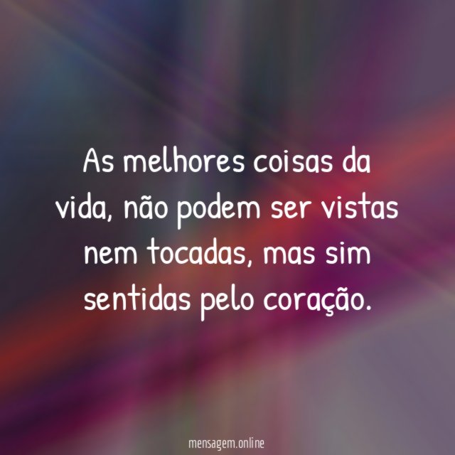 As melhores coisas da vida
