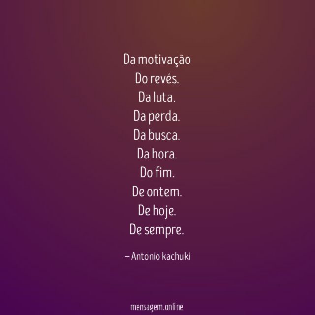 Da motivação