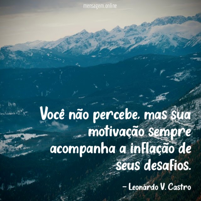 Você não percebe