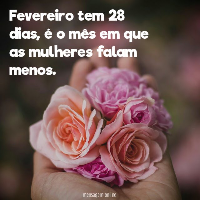 Fevereiro tem 28 dias