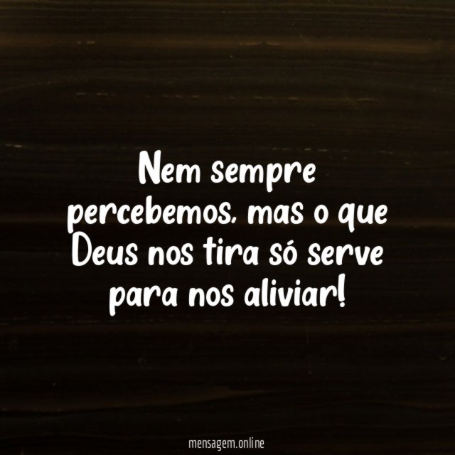 O alívio e o livramento de Deus