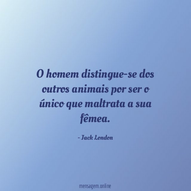 O homem distingue-se dos outros animais por ser