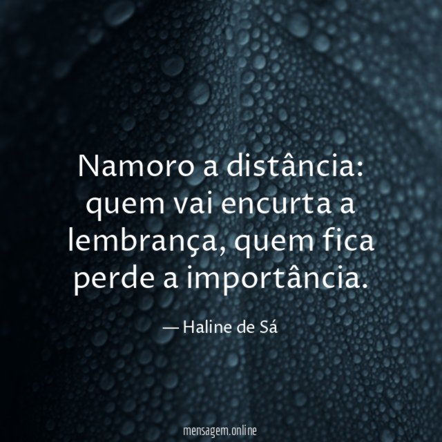 Namoro a distância