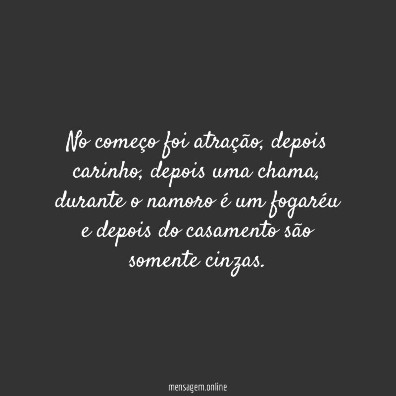 No começo foi atração