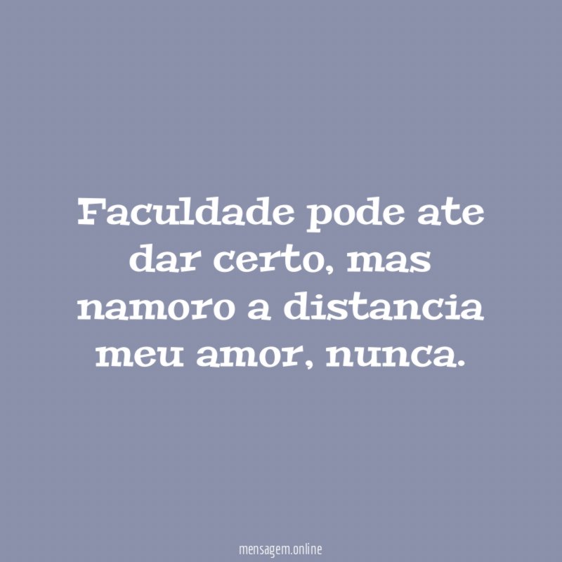 Faculdade pode ate dar certo