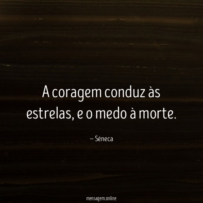 A coragem conduz às estrelas