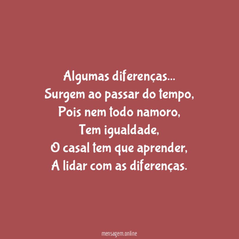 Algumas diferenças