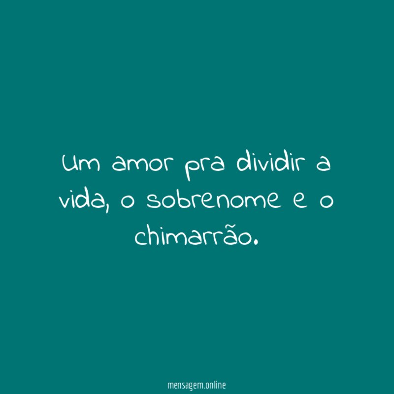 Um amor pra dividir a vida