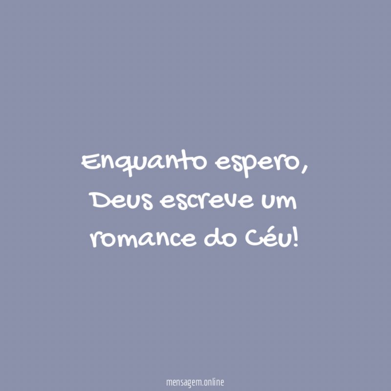 Enquanto espero