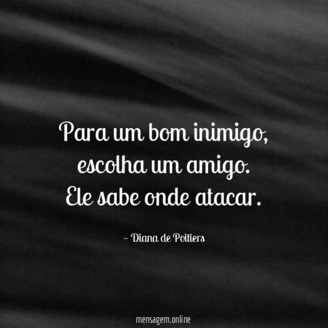 Para um bom inimigo