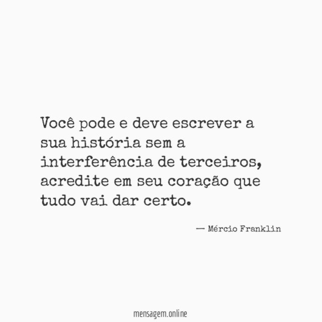 Você pode e deve escrever a sua história