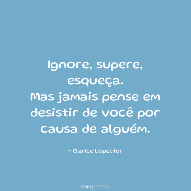 Ignore