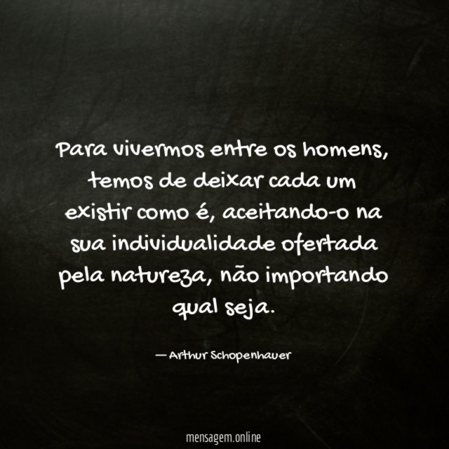 Para vivermos entre os homens