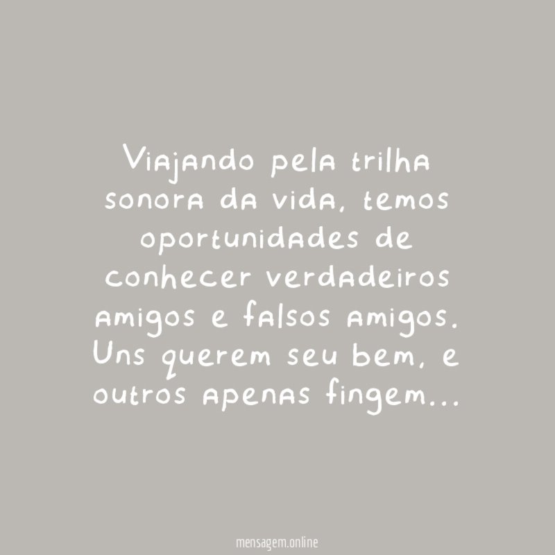 Viajando pela trilha sonora da vida