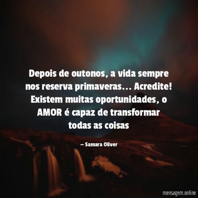 Depois de outonos