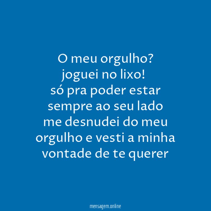 o meu orgulho