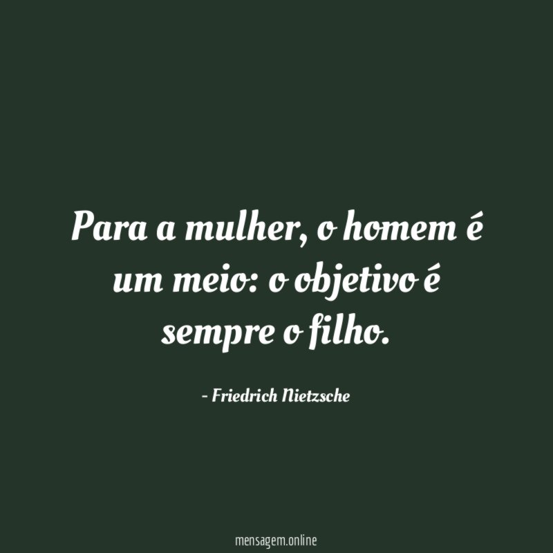 Para a mulher