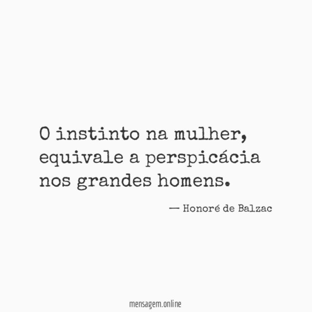 O instinto na mulher