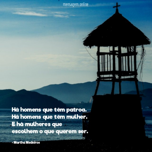 Há homens que têm patroa