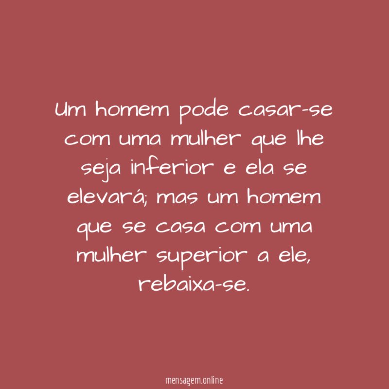 Um homem pode casar-se com uma mulher que