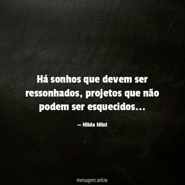 Há sonhos que devem ser ressonhados