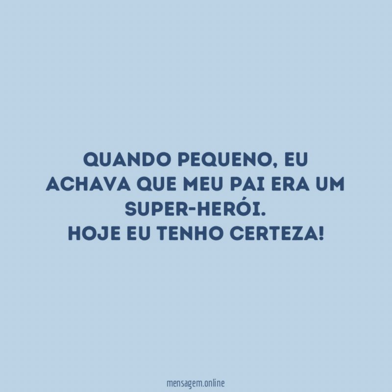 Quando pequeno