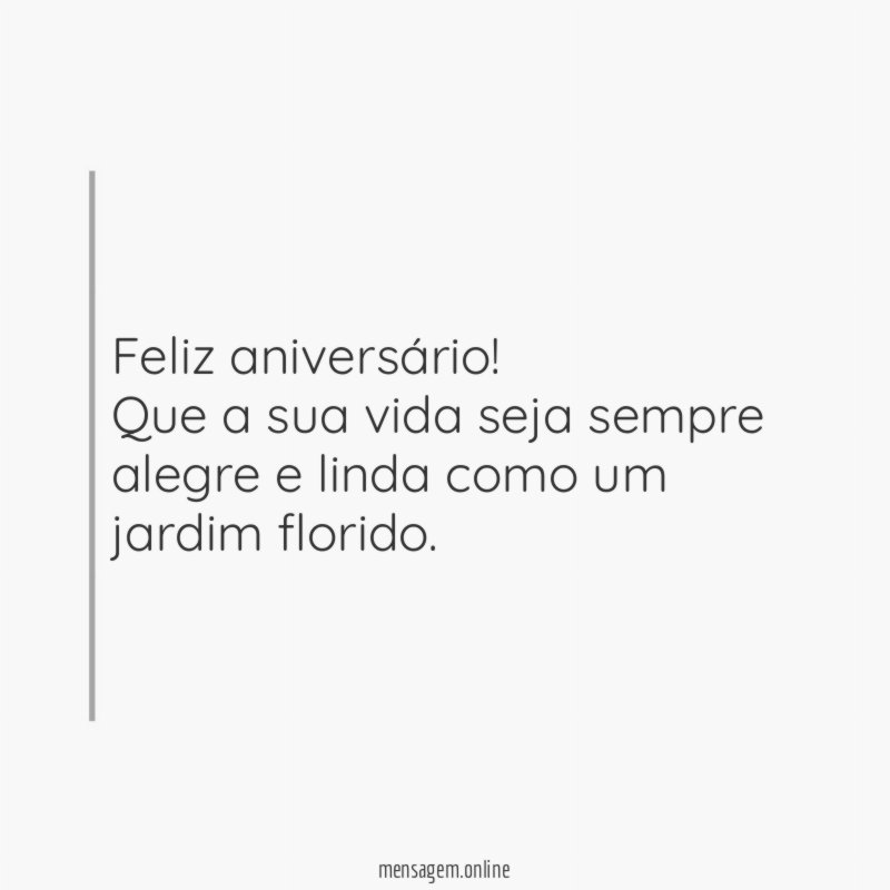 Feliz aniversário