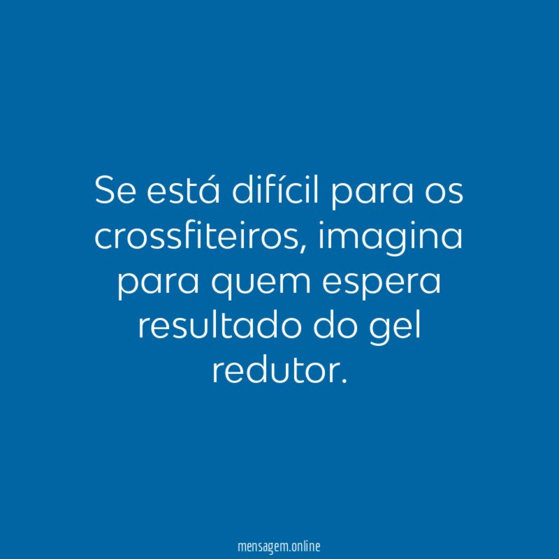 Se está difícil para os crossfiteiros