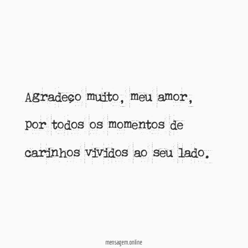 Agradeço muito