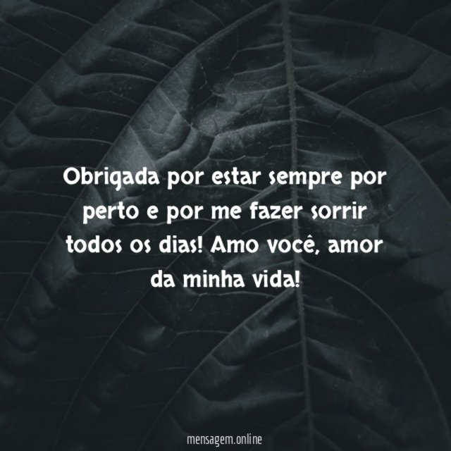 Obrigada por estar sempre por perto e por