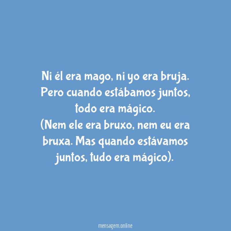 Ni él era mago