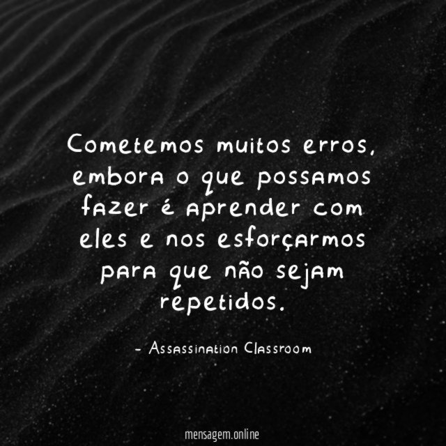 Cometemos muitos erros