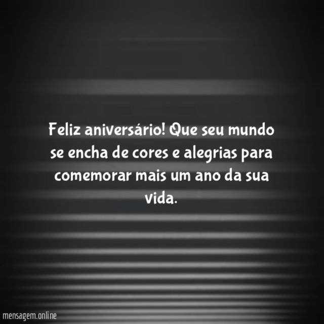 Feliz aniversário