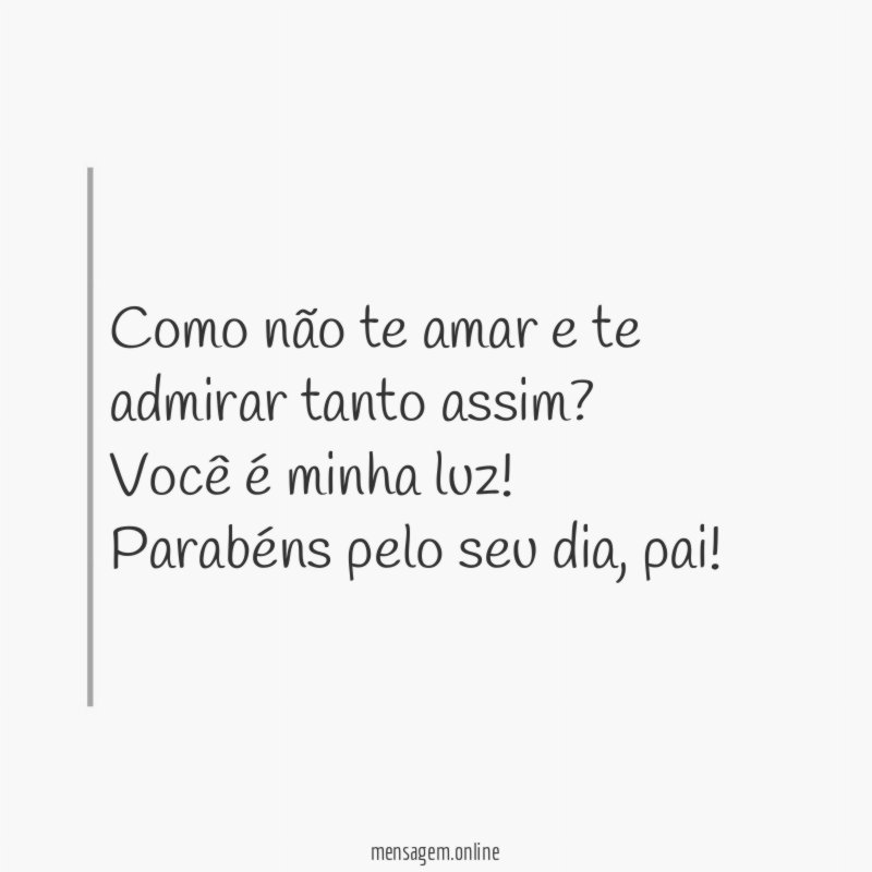 Como não te amar e te admirar tanto assim