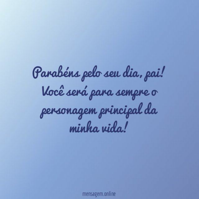 Parabéns pelo seu dia