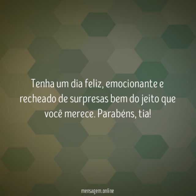 Tenha um dia feliz