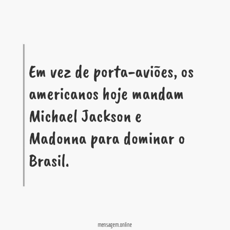 Em vez de porta-aviões