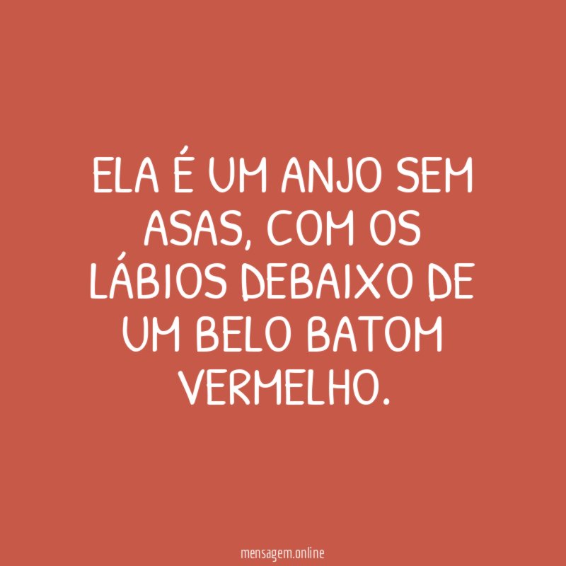 Ela é um anjo sem asas